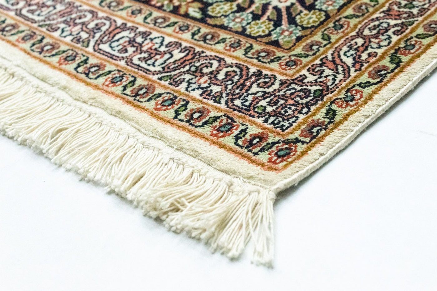 Seta del Kashmir Tappeto 316x211cm - Tappeto orientale