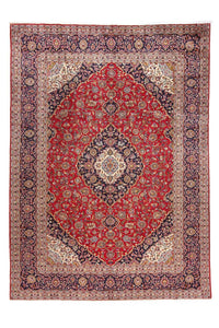Tapis persan - Keshan - 345 x 254 cm - rouge