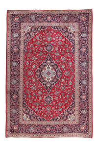 Tapis persan - Keshan - 351 x 239 cm - rouge