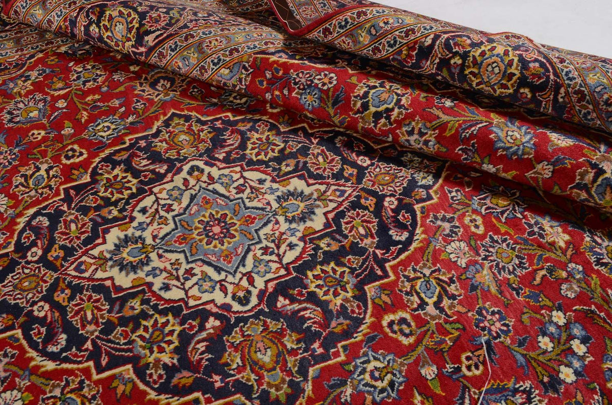 Tapis persan - Keshan - 349 x 246 cm - rouge