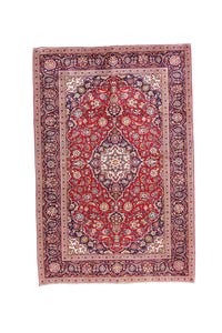 Tapis persan - Keshan - 297 x 200 cm - rouge