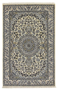 Tapis persan - Nain - Royal - 200 x 129 cm - beige