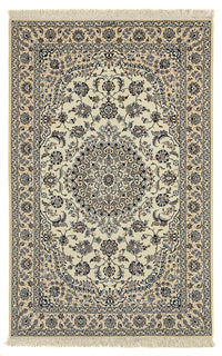 Tapis persan - Nain - Premium - 213 x 137 cm - beige