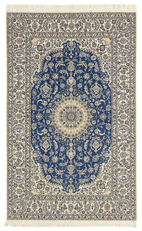 Tapis persan - Nain - Premium - 239 x 149 cm - bleu