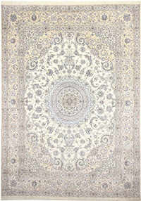 Tapis persan - Nain - Royal - 415 x 300 cm - crème