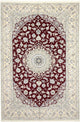Perserteppich - Nain - Royal - 303 x 202 cm - weinrot