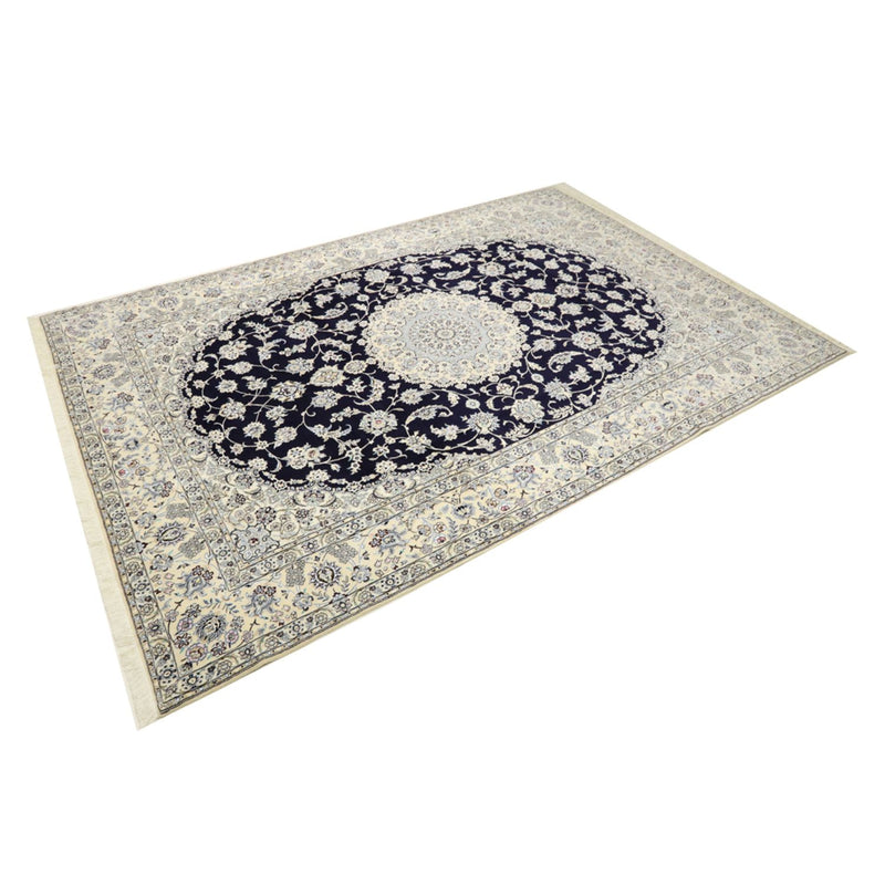 Perserteppich - Nain - Royal - 360 x 248 cm - dunkelblau