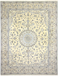 Tapis persan - Nain - Royal - 393 x 303 cm - crème