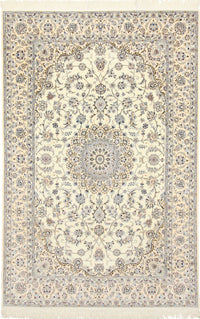 Tapis persan - Nain - Royal - 305 x 205 cm - crème