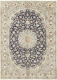 Tappeto Persero - Nain - Reale - 296 x 203 cm - blu scuro