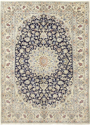 Perserteppich - Nain - Royal - 296 x 203 cm - dunkelblau