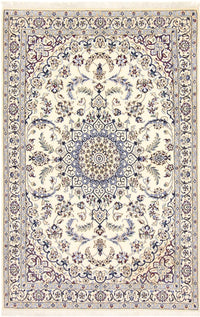 Tapis persan - Nain - Royal - 180 x 118 cm - crème