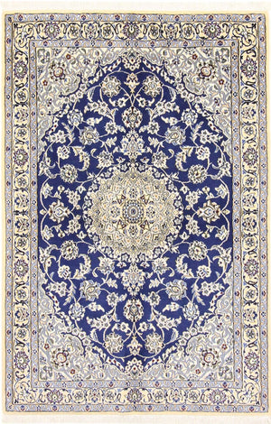 Perserteppich - Nain - Royal - 175 x 116 cm - blau