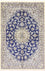 Perserteppich - Nain - Royal - 175 x 116 cm - blau