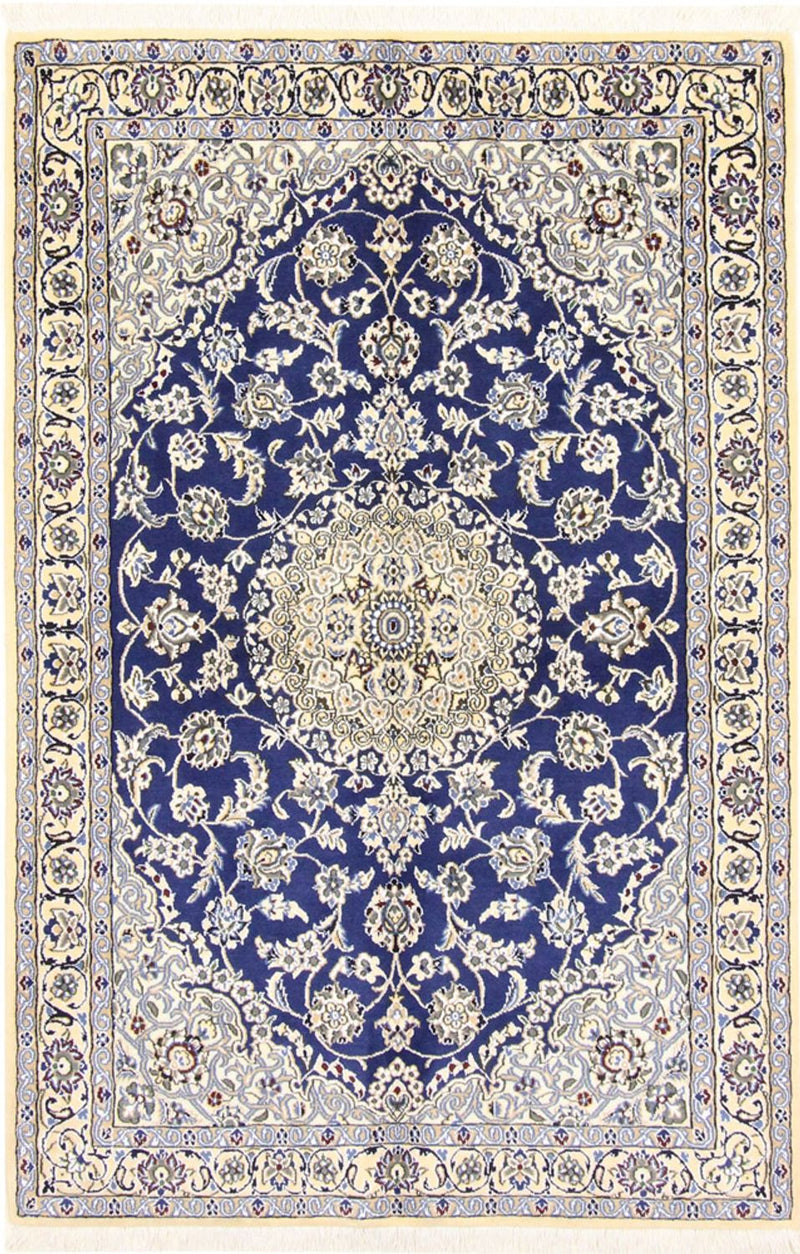 Perserteppich - Nain - Royal - 175 x 116 cm - blau