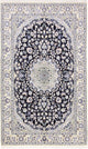 Perserteppich - Nain - Royal - 202 x 130 cm - dunkelblau