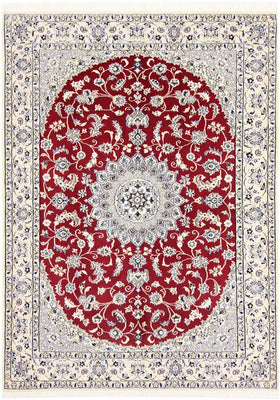 Perserteppich - Nain - Royal - 206 x 148 cm - rot