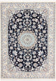 Perserteppich - Nain - Royal - 206 x 147 cm - weinrot