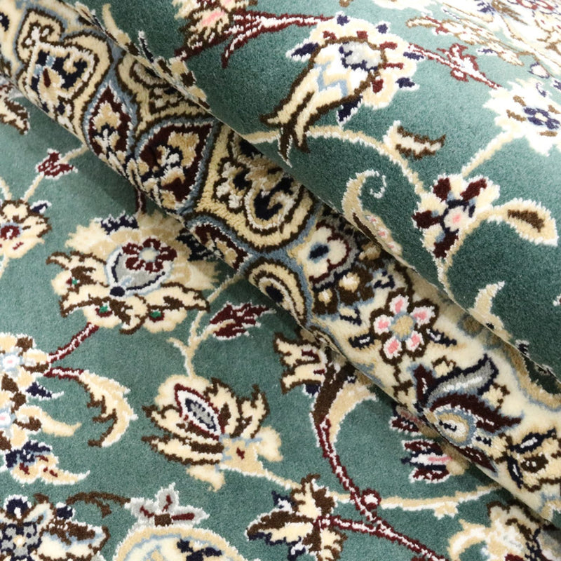 Perserteppich - Nain - Royal - 259 x 156 cm - grün