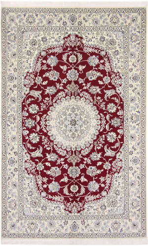 Perserteppich - Nain - Royal - 255 x 160 cm - rot