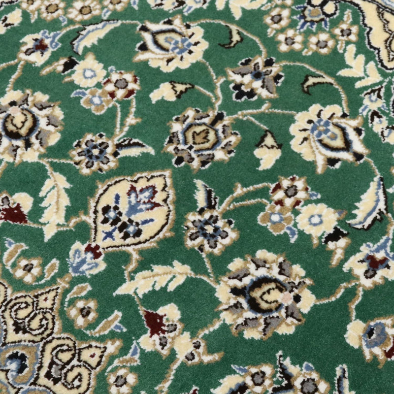 Perserteppich - Nain - Royal - 137 x 88 cm - grün