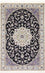 Perserteppich - Nain - Royal - 148 x 98 cm - dunkelblau