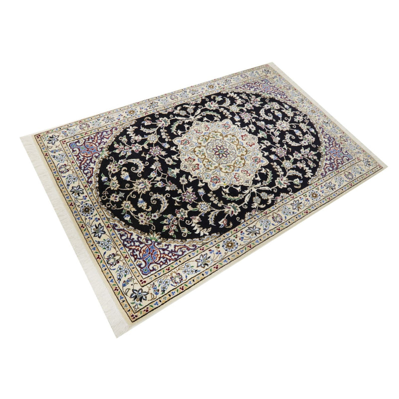 Perserteppich - Nain - Royal - 148 x 98 cm - dunkelblau