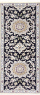 Läufer Perser - Nain - Royal - 195 x 84 cm - dunkelblau