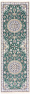 Läufer Perser - Nain - Royal - 200 x 60 cm - grün