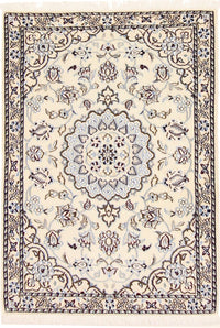 Tapis persan - Nain - Royal - 97 x 70 cm - beige
