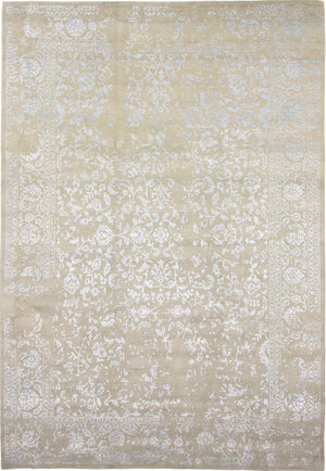 Designer Teppich - 357 x 248 cm - silber