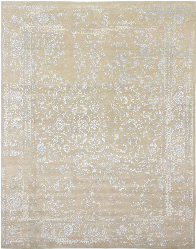 Designer Teppich - 306 x 243 cm - hellblau