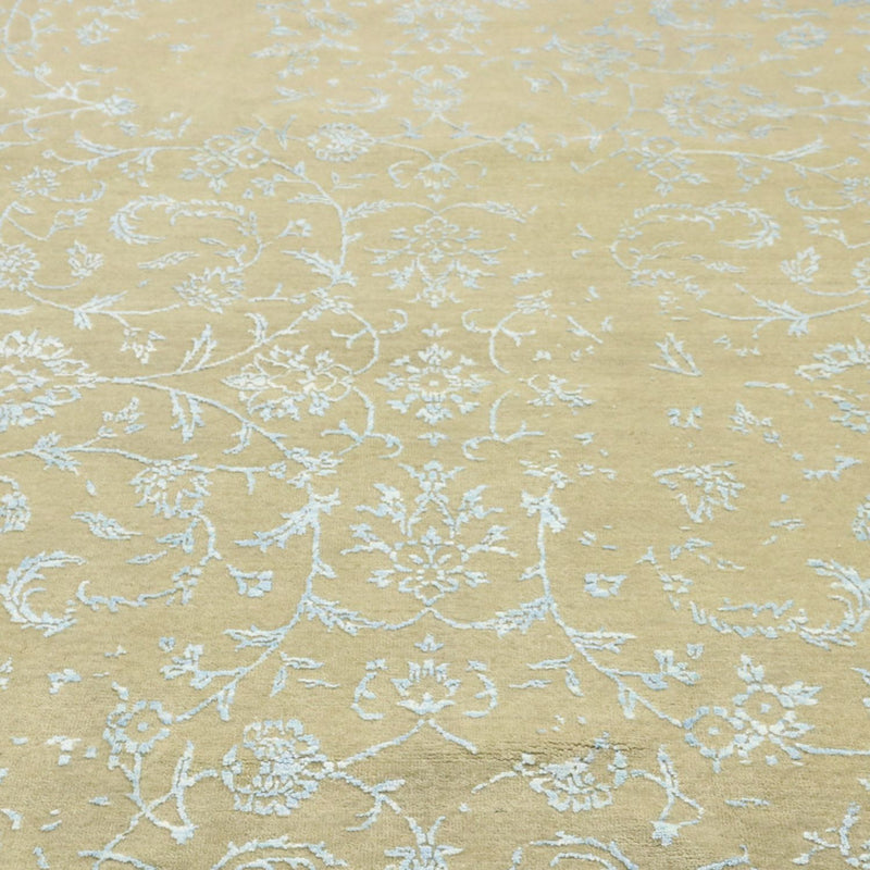 Designer Teppich - 306 x 243 cm - hellblau