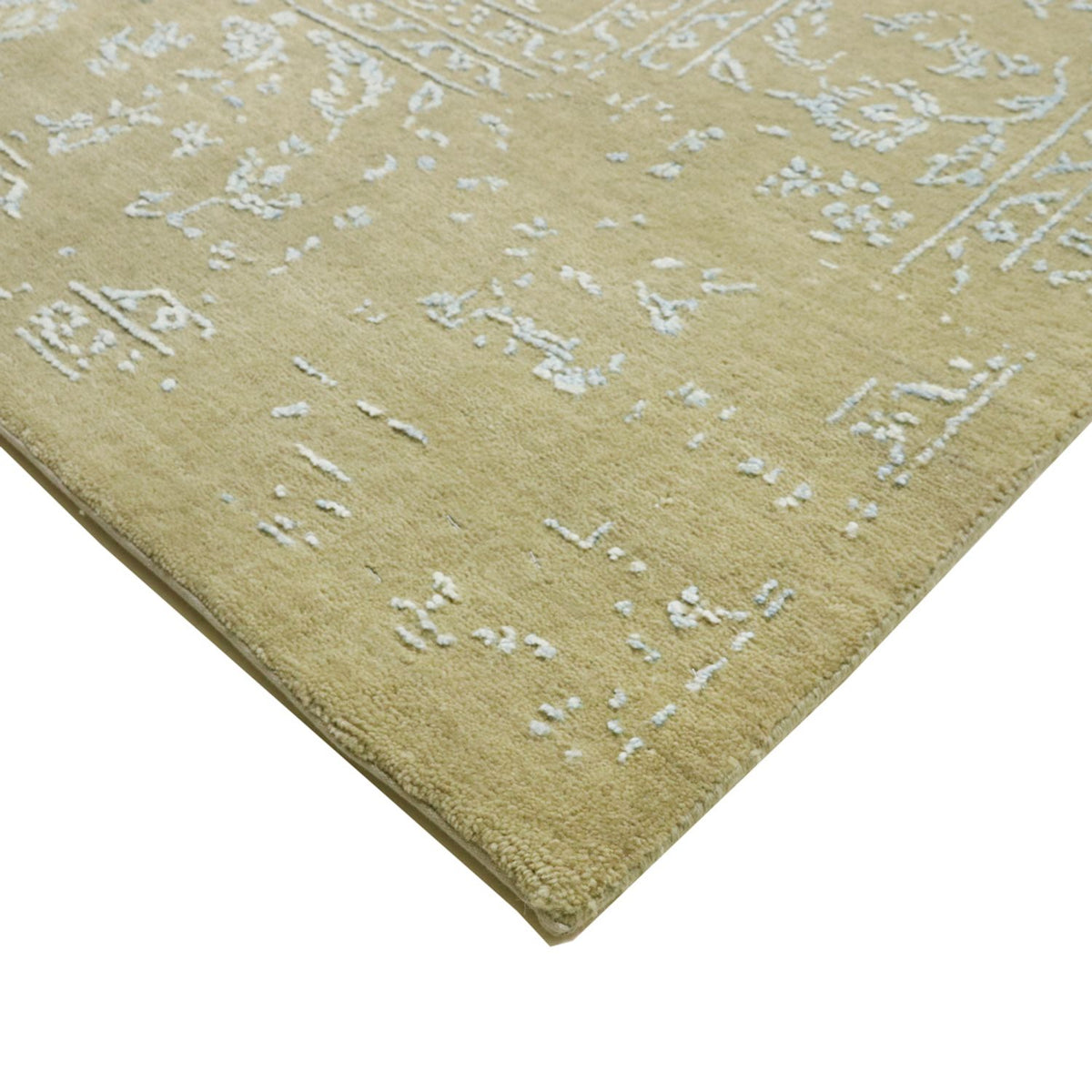Designer Teppich - 306 x 243 cm - hellblau
