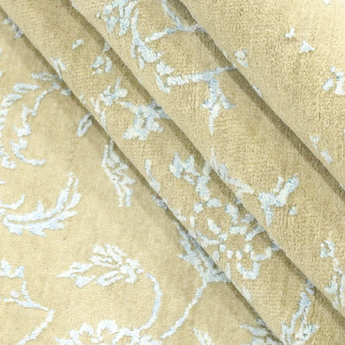 Designer Teppich - 306 x 243 cm - hellblau