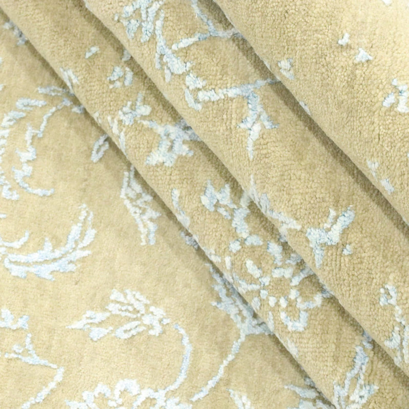 Designer Teppich - 306 x 243 cm - hellblau