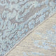 Designer Teppich rund  - 243 x 243 cm - hellblau