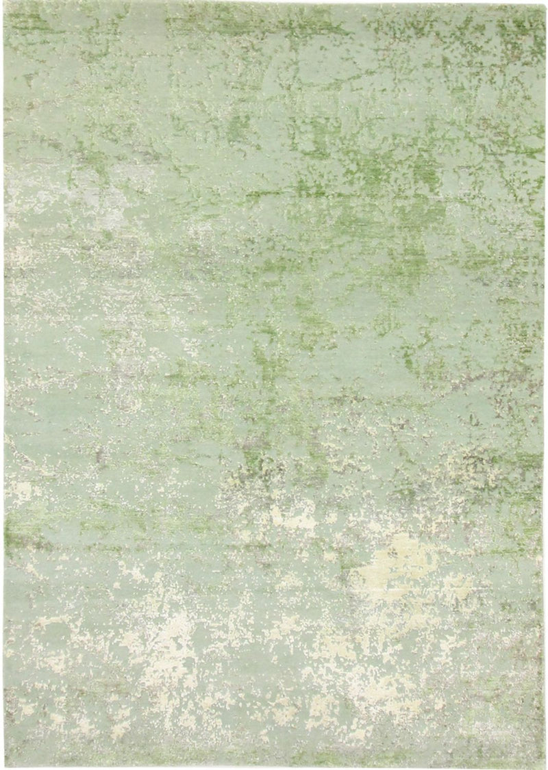 Designer Teppich - 247 x 175 cm - grün
