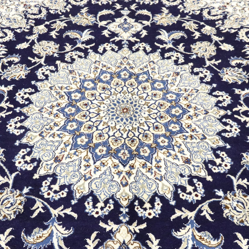 Perserteppich - Nain - 297 x 240 cm - dunkelblau