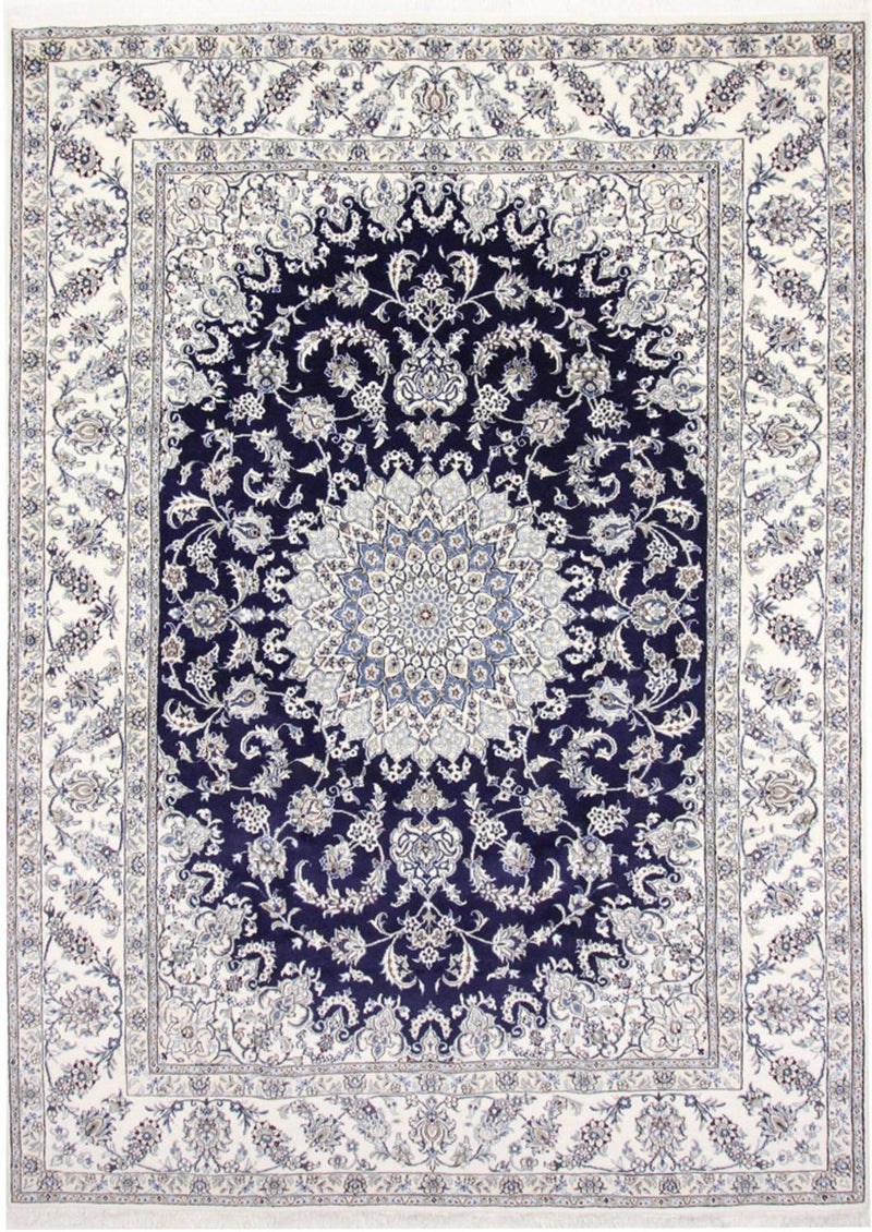 Perserteppich - Nain - 344 x 246 cm - dunkelblau