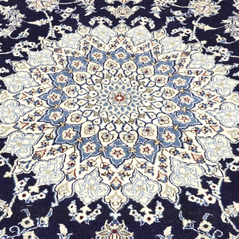 Perserteppich - Nain - 344 x 246 cm - dunkelblau