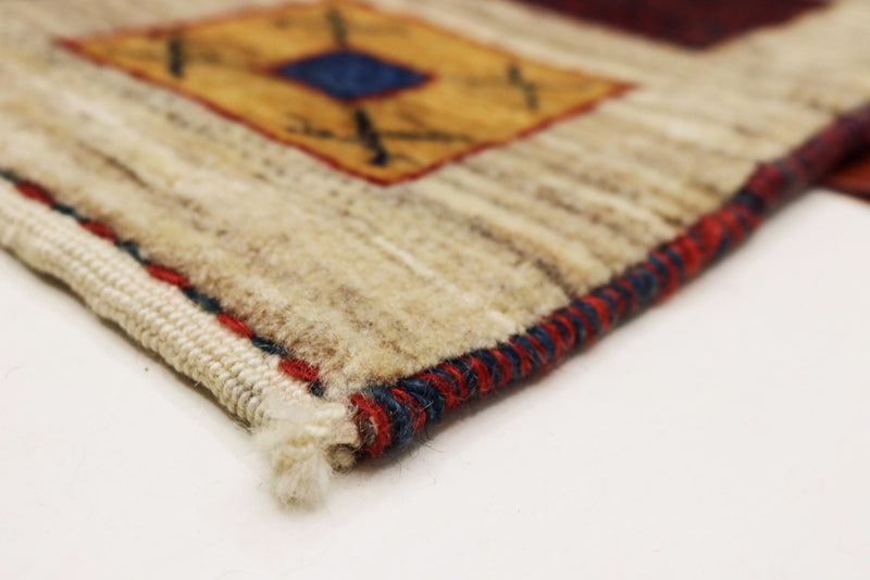 Gabbeh Teppich - Loribaft Indus - 156 x 102 cm - beige