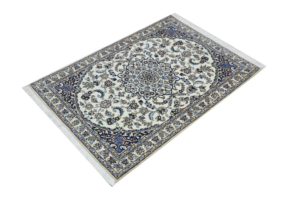 Perserteppich - Nain - Premium - 148 x 100 cm - creme