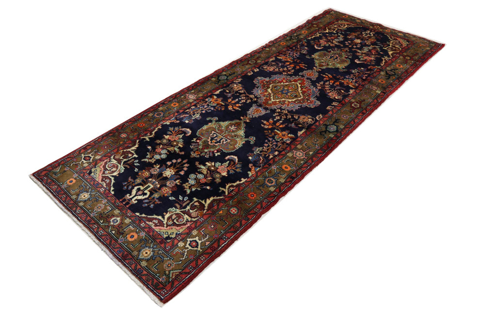 Läufer Perser - Classic - 122 x 324 cm - dunkelblau