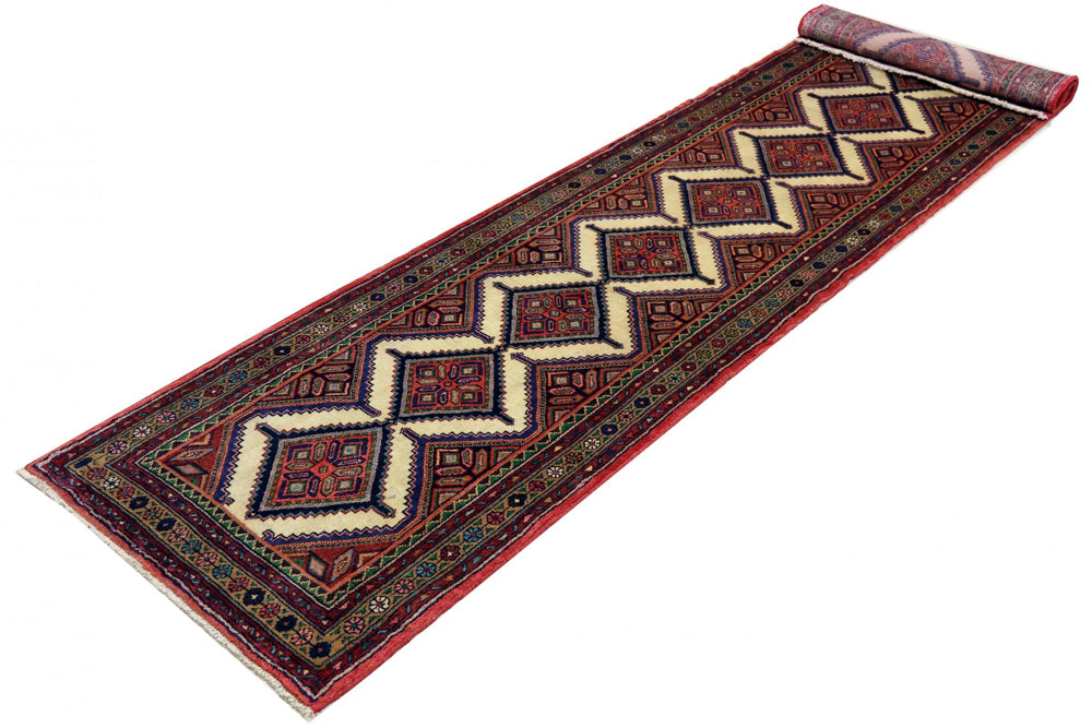 Läufer Perser - Nomadic - 87 x 350 cm - dunkelbeige
