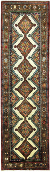 Läufer Perser - Nomadic - 286 x 83 cm - dunkelbeige