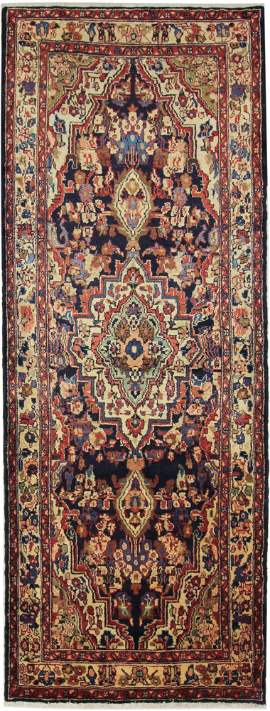 Läufer Perser - Nomadic - 297 x 110 cm - dunkelbeige