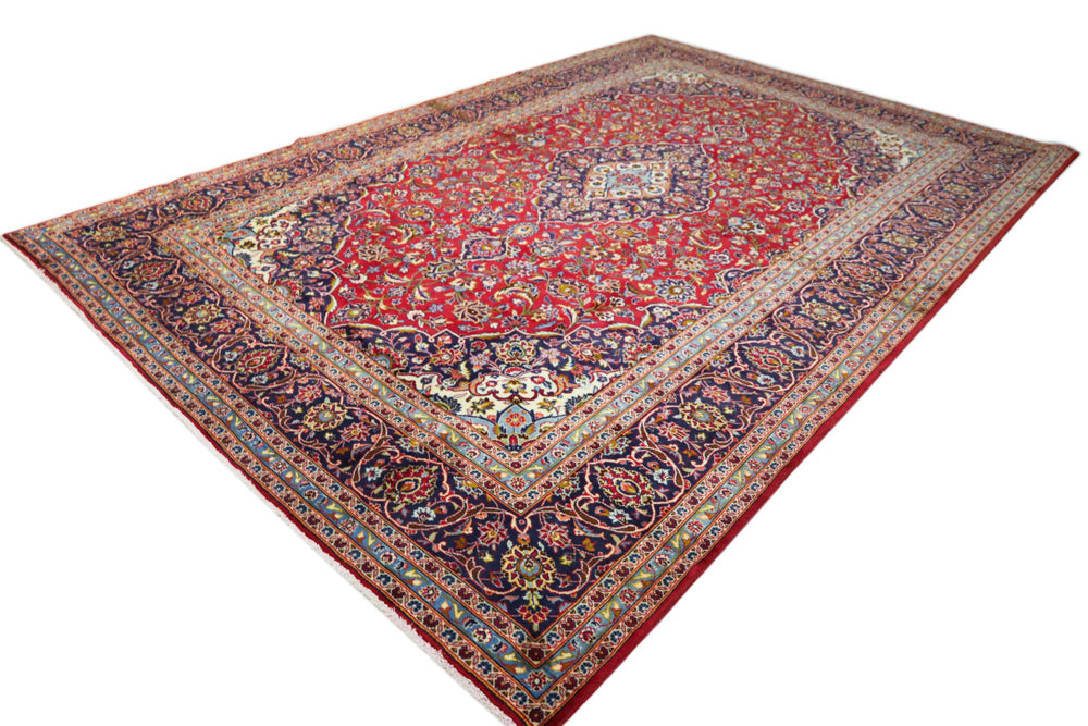 Perserteppich - Keshan - 360 x 245 cm - rot