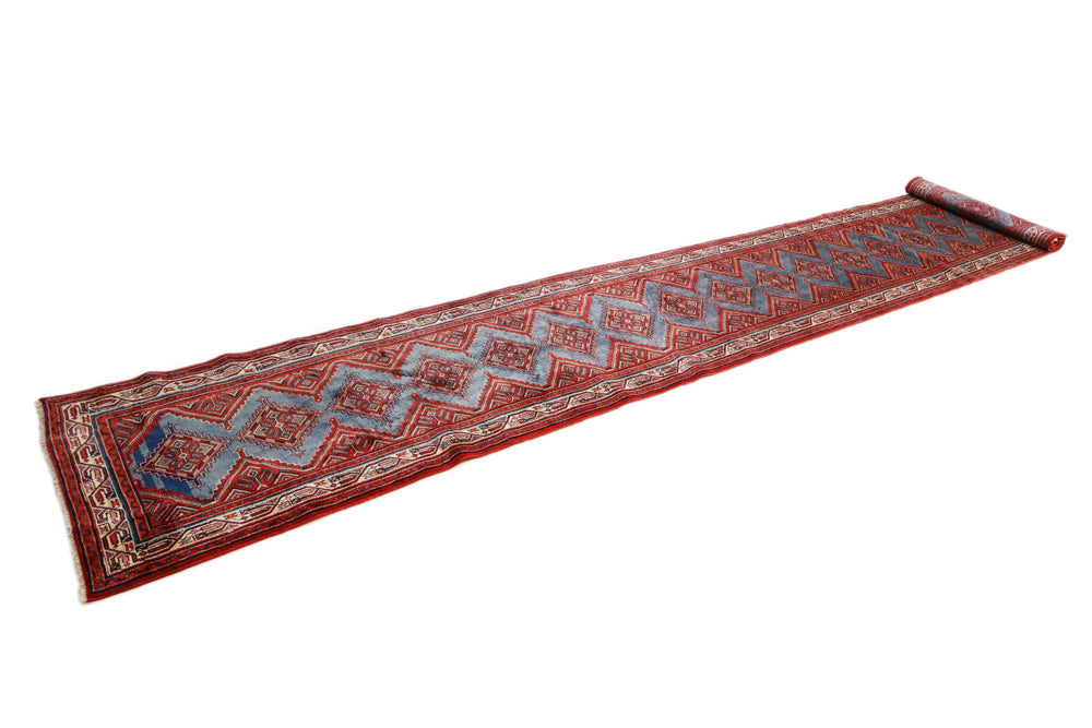 Läufer Turkaman - 90 x 535 cm - rost
