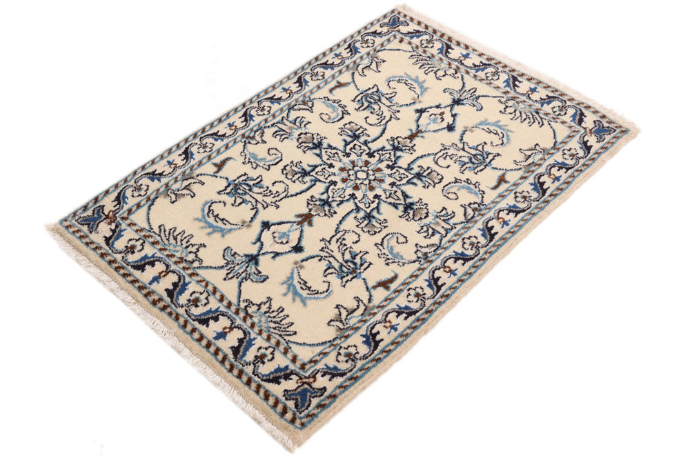 Perserteppich - Nain - 60 x 90 cm - creme